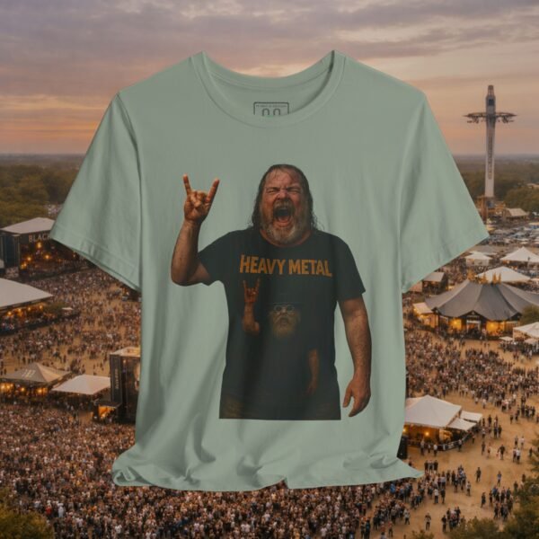 Raise the Horns Heavy Metal Concert Tee - Rock Music Festival T-Shirt – product gallery – M · Art & Design