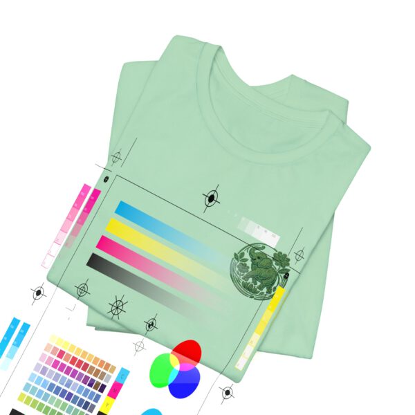 Eco Elephant Globe Embroidered Tee — Sustainable Wildlife Embroidery