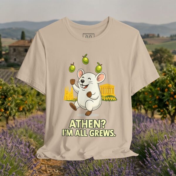 14059824758120984013_v2_2048_custom-1.jpeg European Tourister - Athens Travel T-Shirt — 'Athen? I'm All Grews' Greek Cuisine Humor