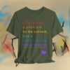 Inspirational Quote Rainbow Pride T-Shirt - Motivational LGBTQ+ Graphic Tee – product gallery – M · Art & Design