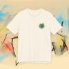 Eco Elephant Globe Embroidered Tee — Sustainable Wildlife Embroidery