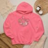 Floral Moon Goddess Hoodie — Boho Celestial Graphic Sweatshirt - Romantic Piano