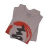 Japanese Calligraphy T‑Shirt - Kichi Good Luck Ink Brush Design – product gallery – M · Art & Design