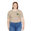 Eco Elephant Globe Embroidered Tee — Sustainable Wildlife Embroidery