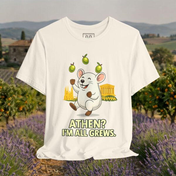 17682503746815476625_v2_2048_custom-1.jpeg European Tourister - Athens Travel T-Shirt — 'Athen? I'm All Grews' Greek Cuisine Humor