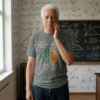 Funny Brain Diagram T‑Shirt — “Left Nothing Right / Right Nothing Left” Techy Graphic Tee