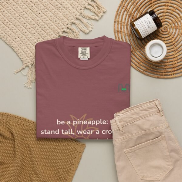 224675293445714711_2048.jpeg Stand Tall Pineapple Motivational T-Shirt - Inspirational Summer Graphic Tee – product gallery – M · Art & Design