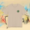 Eco Elephant Globe Embroidered Tee — Sustainable Wildlife Embroidery