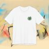 Eco Elephant Globe Embroidered Tee — Sustainable Wildlife Embroidery