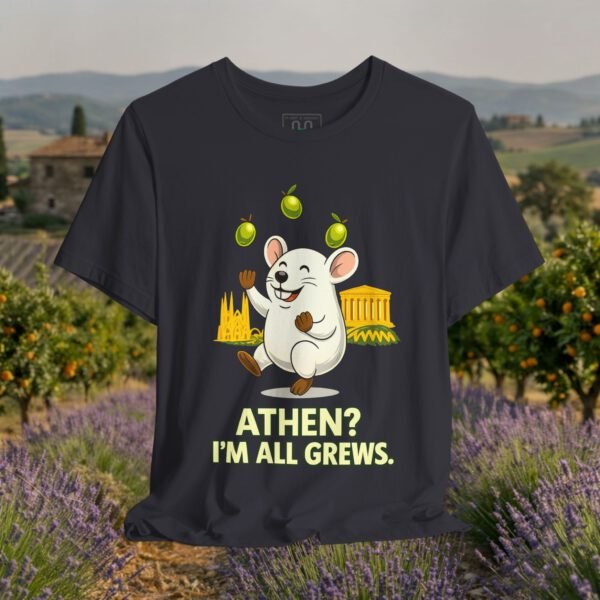 5020195289932480436_v2_2048_custom-1.jpeg European Tourister - Athens Travel T-Shirt — 'Athen? I'm All Grews' Greek Cuisine Humor