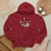 Floral Moon Goddess Hoodie — Boho Celestial Graphic Sweatshirt - Romantic Piano