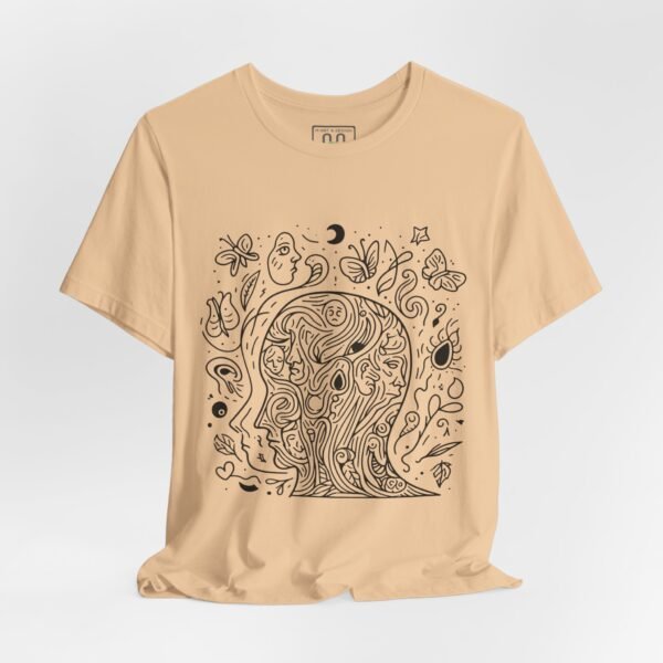 575054076082045585_2048.jpeg Psychedelic Line Art Tee — Cosmic Mind Floral Doodle T-Shirt