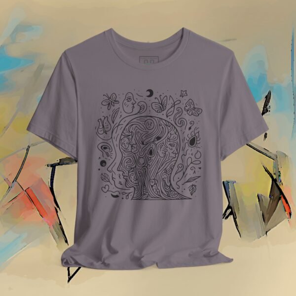7598644551323014692_v2_2048_custom.jpeg Psychedelic Line Art Tee — Cosmic Mind Floral Doodle T-Shirt – product gallery – M · Art & Design