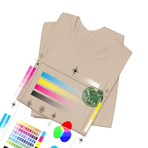 Eco Elephant Globe Embroidered Tee — Sustainable Wildlife Embroidery
