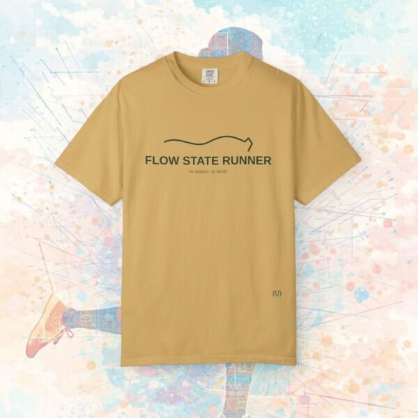 FLOW STATE RUNNER – Premium Running Tee (Mind & Motion Edition) (Light Colors) – Running Bella+Canvas T-shirt by Martume (Additional view 6)