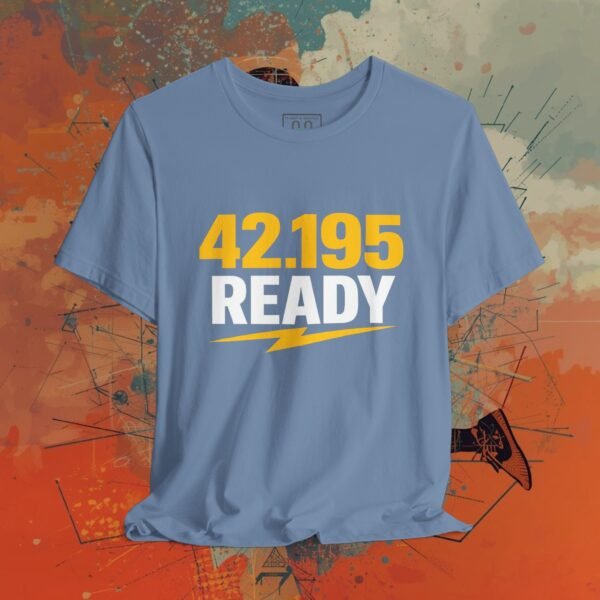 10586046212853876558_v2_2048_custom.jpeg "42.195 - Ready" - The Distance Tee – product gallery – M · Art & Design