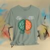 Left Nothing Right / Right Nothing Left Brain Tee — Funny Split-Brain Graphic T-Shirt – product gallery – M · Art & Design
