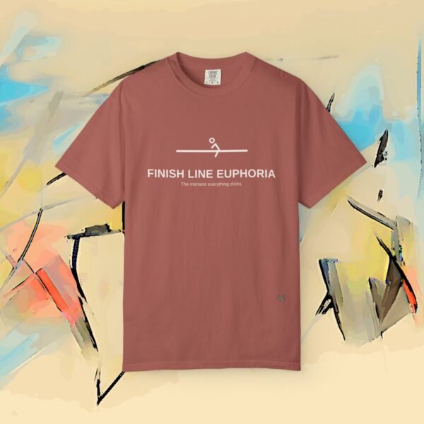 FINISH LINE EUPHORIA – Premium Running Tee – product gallery – M · Art & Design