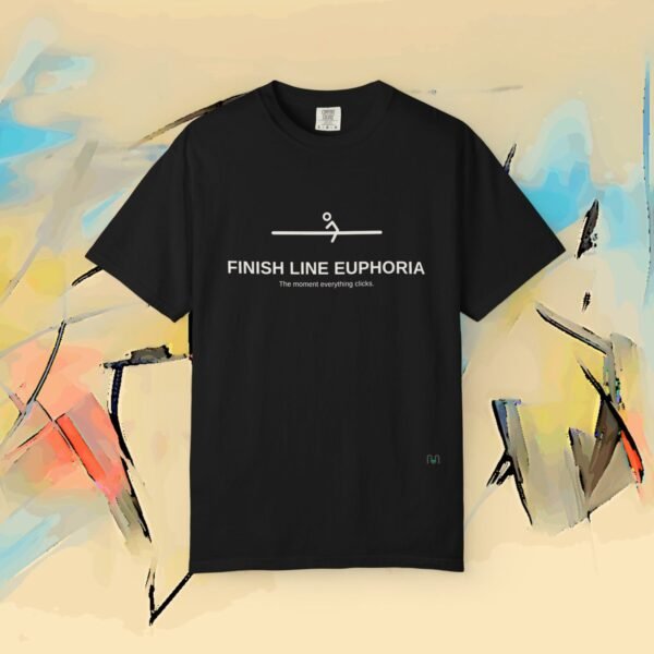 FINISH LINE EUPHORIA – Premium Running Tee – product gallery – M · Art & Design