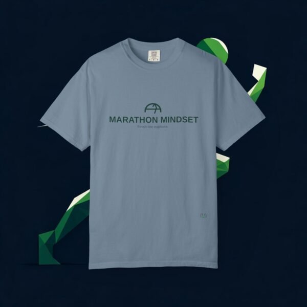 MARATHON MINDSET – Premium Running Tee (Euphoria Edition) (Light Colors) – Running Bella+Canvas T-shirt by Martume (Additional view 7)