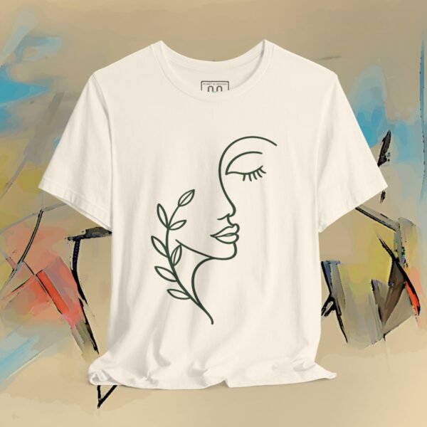 12008375862495057229_v2_2048_custom-1.jpeg Minimal Line Art Face Tee (10726)– Botanical Women' Graphic T-Shirt – product gallery – M · Art & Design