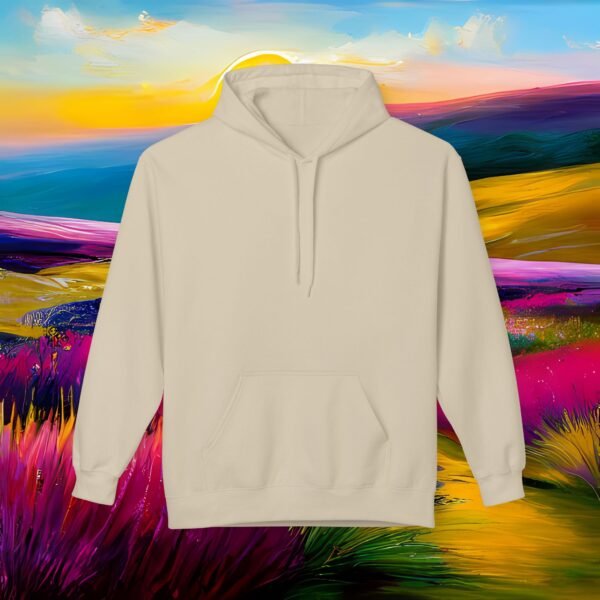 12697514276053334361_2048_custom-1.jpeg Friendship As Old As Time Hoodie — Vintage Sunset Bench Friends Pullover – product gallery – M · Art & Design