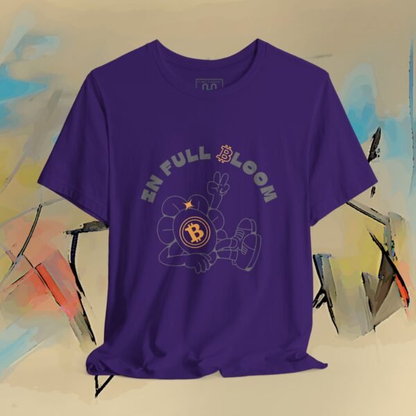 13157110778979961426_v2_2048_custom.jpeg In Full BitBloom – Bitcoin T-Shirt – product gallery – M · Art & Design