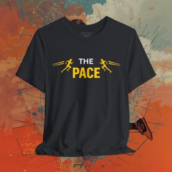 The Pace Running T-Shirt — Runner Graphic Short Sleeve Tee artistic unisex graphic T-shirt