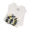 "The Wall" - Abstract Energy Burst Tee – product gallery – M · Art & Design