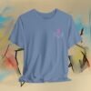 16200417480411256920_v2_2048_custom.jpeg Breast Cancer Awareness Tee — Pink Ribbon Supporting Hands Short Sleeve Shirt – product gallery – M · Art & Design