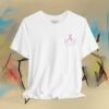 16858535313306312895_v2_2048_custom.jpeg Breast Cancer Awareness Tee — Pink Ribbon Supporting Hands Short Sleeve Shirt – product gallery – M · Art & Design