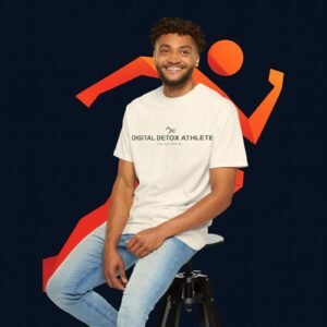 DIGITAL DETOX ATHLETE – Premium Running Tee artistic unisex graphic T-shirt