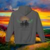 2948773814934013817_2048_custom-1.jpeg Friendship As Old As Time Hoodie — Vintage Sunset Bench Friends Pullover – product gallery – M · Art & Design