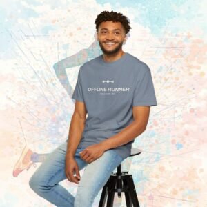 2985797700308457405_2048_custom.jpeg OFFLINE RUNNER – Focus mode: ON. artistic unisex graphic T-shirt