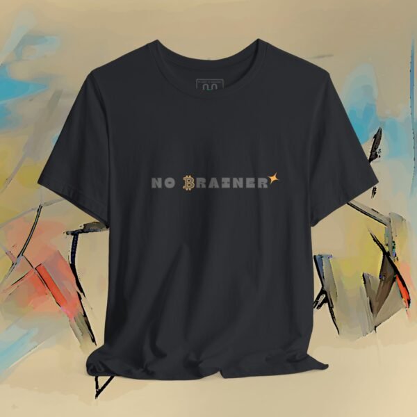 3668485267185051955_v2_2048_custom-1.jpeg No Brainer – Bitcoin T-Shirt – product gallery – M · Art & Design