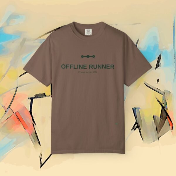 OFFLINE RUNNER – Premium Running Tee — Run Your Story (Light Colors) – Running Bella+Canvas T-shirt by Martume (Additional view 9)