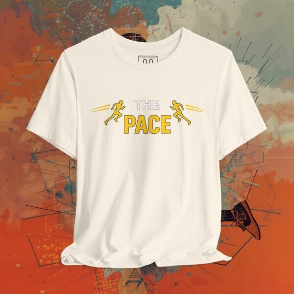 The Pace Running T-Shirt — Runner Graphic Short Sleeve Tee – product gallery – M · Art & Design