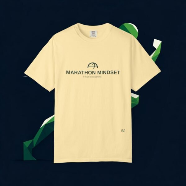MARATHON MINDSET – Premium Running Tee (Euphoria Edition) (Light Colors) – Running Bella+Canvas T-shirt by Martume (Additional view 5)