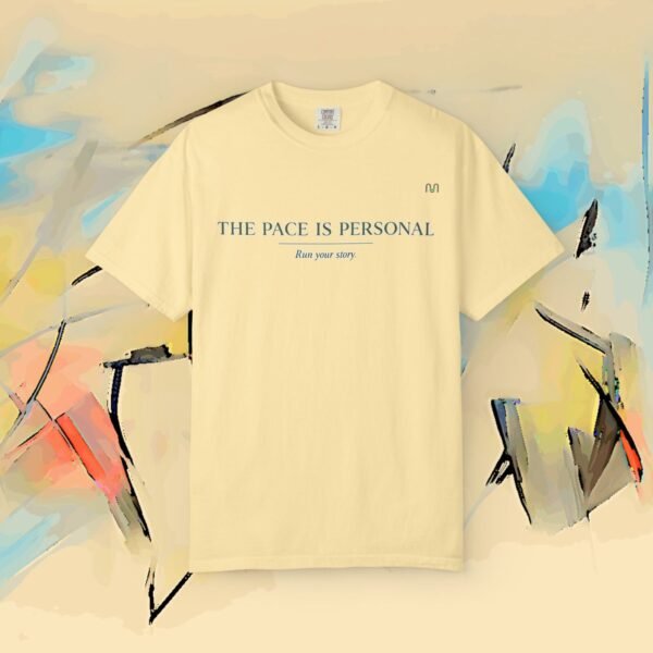 6560959743440123563_2048_custom.jpeg The Pace is Personal — Run Your Story Tee – product gallery – M · Art & Design