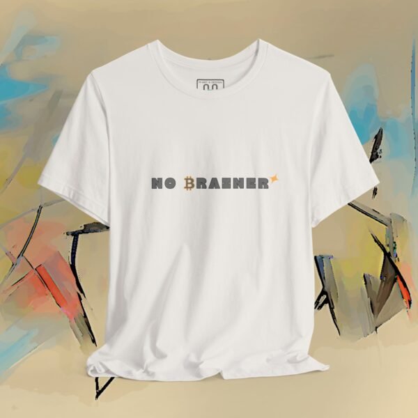 8203508981431116520_v2_2048_custom-1.jpeg No Brainer – Bitcoin T-Shirt – product gallery – M · Art & Design