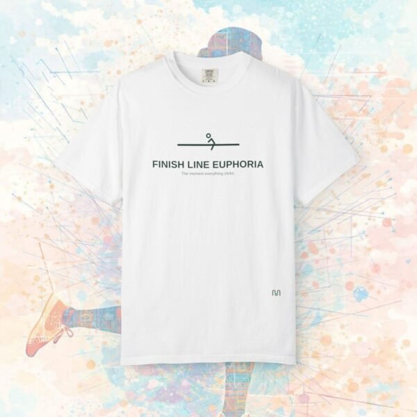 FINISH LINE EUPHORIA – Premium Running Tee – product gallery – M · Art & Design