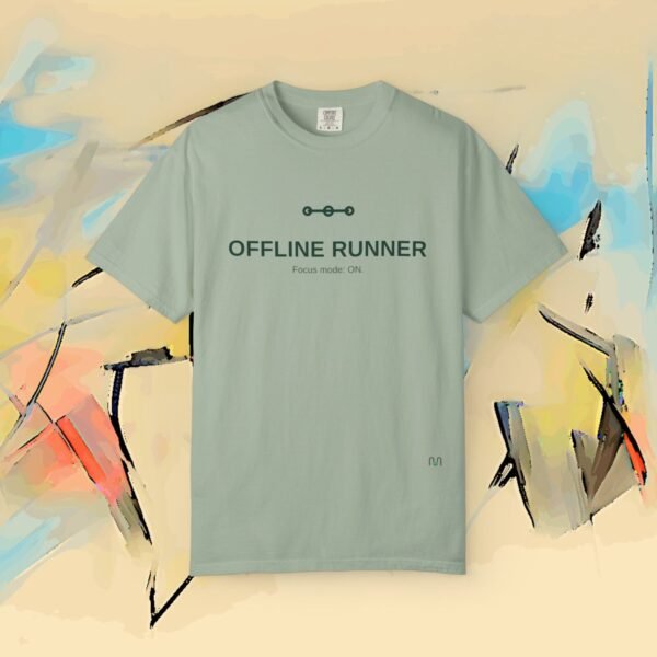 OFFLINE RUNNER – Premium Running Tee — Run Your Story (Light Colors) – Running Bella+Canvas T-shirt by Martume (Additional view 10)