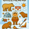 “Discover Greenland” Poster – European Wall Art Printable (A4 PDF) artistic unisex graphic T-shirt