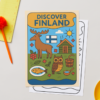 “Discover Finland” Poster – European Wall Art Printable (A4 PDF) – product gallery – M · Art & Design