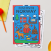 Mock-Norway-2col “Discover Norway” Poster 2 – European Wall Art Printable (A4 PDF) – product gallery – M · Art & Design