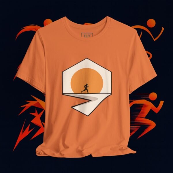 10113057212555424897_v2_2048_custom.jpeg Running Graphic Tee — “Distance Brings Clarity” Jogger T-Shirt #4 — Apparel by M · Art & Design