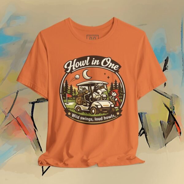 10156983177276815925_v2_2048_custom.jpeg Howl in One Golf T-Shirt – Funny Golf Cart Design — Humor by M · Art & Design