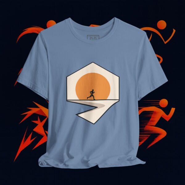 10215705148276882352_v2_2048_custom.jpeg Running Graphic Tee — “Distance Brings Clarity” Jogger T-Shirt #4 — Apparel by M · Art & Design