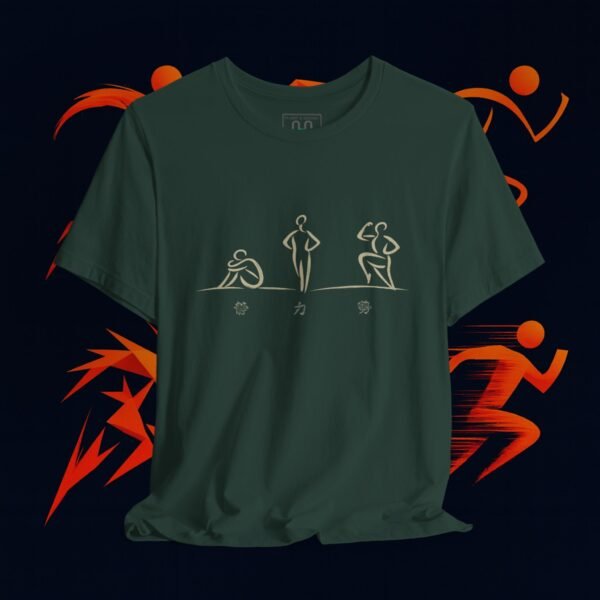 11529790162373420440_v2_2048_custom-1.jpeg Japan Minimal T‑Shirt – 静 力 勢 Line Art Design for Calm, Strength & Power