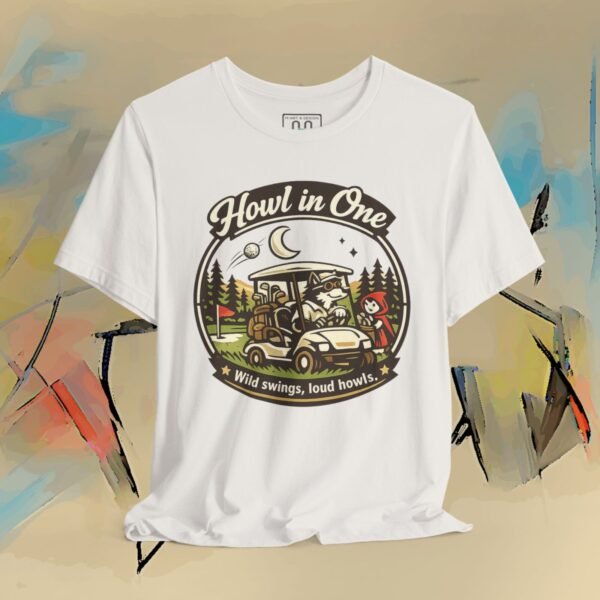 11584878119005679556_v2_2048_custom.jpeg Howl in One Golf T-Shirt – Funny Golf Cart Design — Humor by M · Art & Design